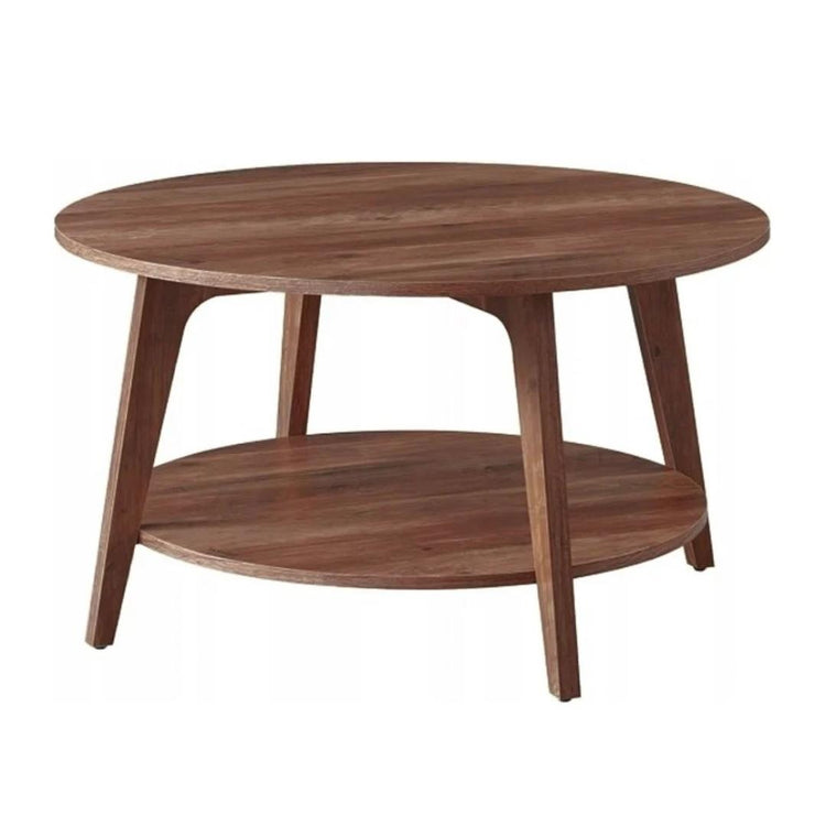 Mesa de Centro Romeo 80cm | MDF Natural Doble Nivel