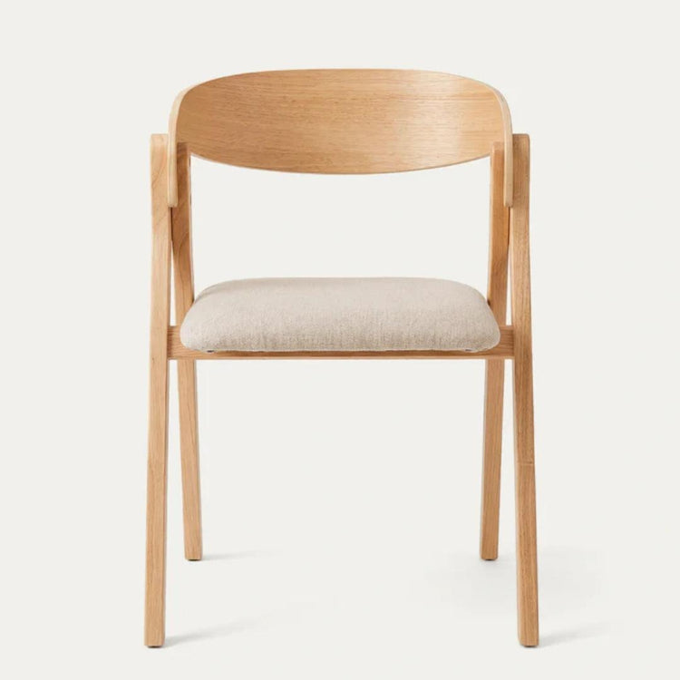 Silla Charley Wood | Madera & Tela