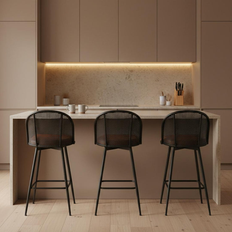 Taburete Bar Carolla Café 62 cm | Asiento Giratorio 360°
