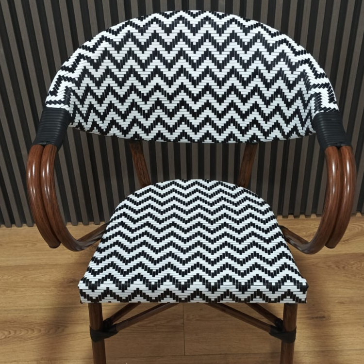 Silla Parisina Bondi | Rattan Con Reposabrazos