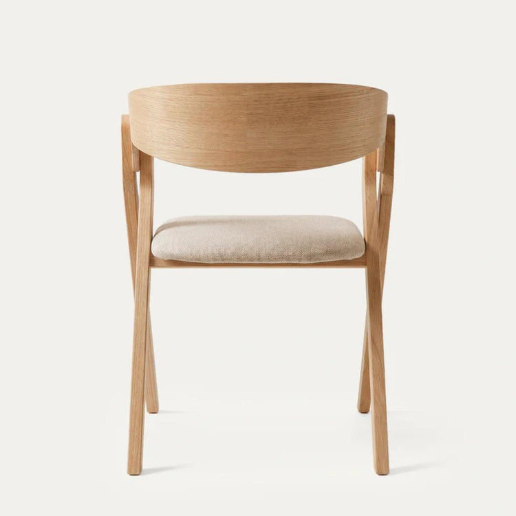 Silla Charley Wood | Madera & Tela