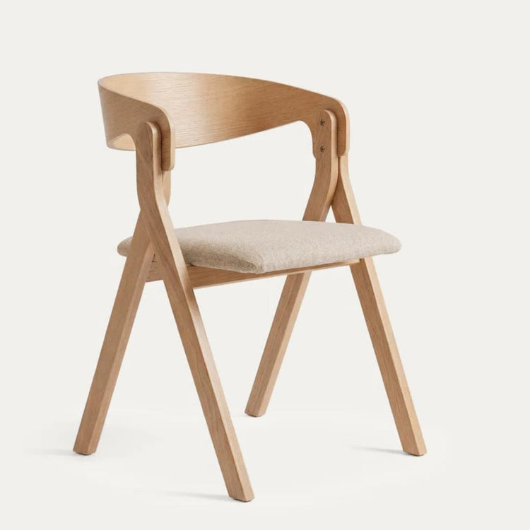 Silla Charley Wood | Madera & Tela