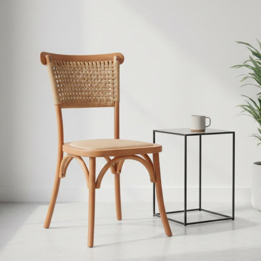 Silla Tango Wood | Rattan & Cuerda