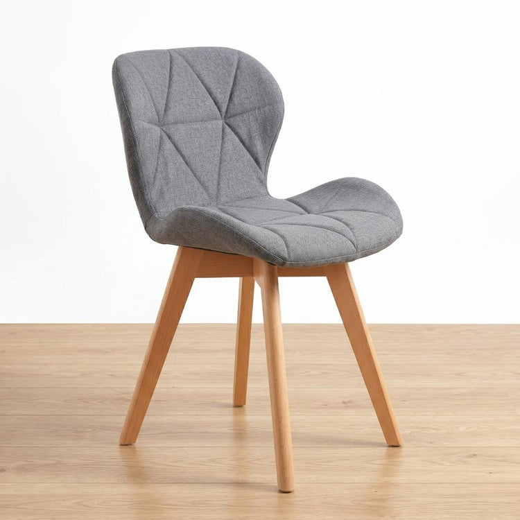 Sillón Rubik Gris | Lino & Madera