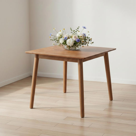 Mesa Cuadrada Cosmo 60x60 cm | Madera Oscura