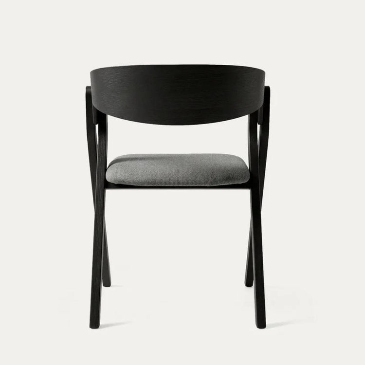 Silla Charley Negro | Madera & Tela