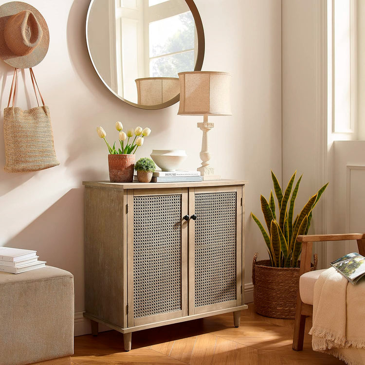 Cómoda Lorenza | Rattan & Madera