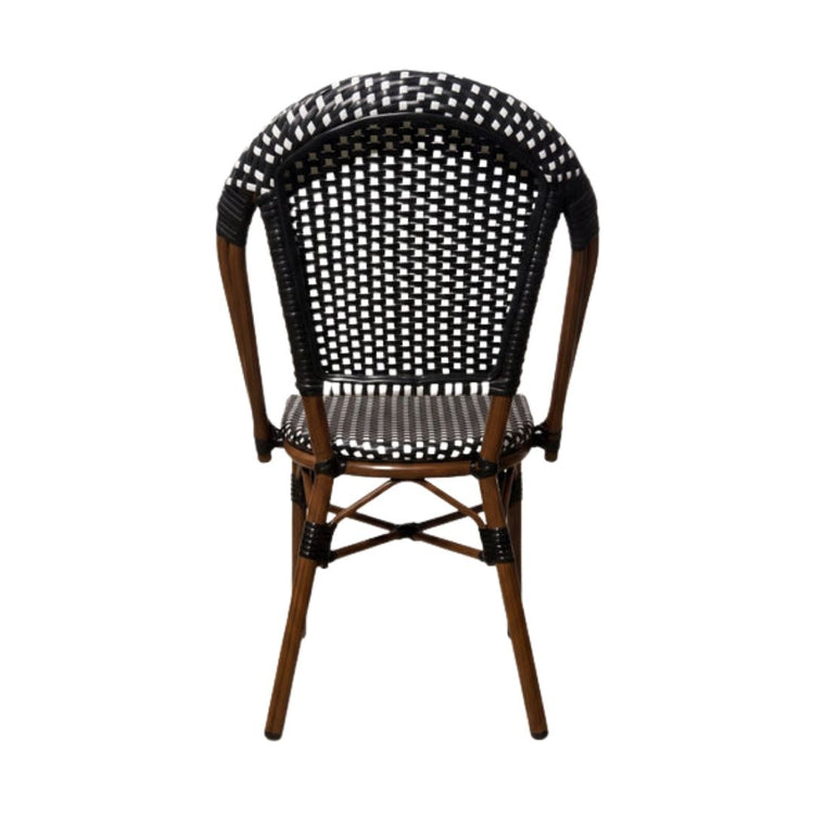 Silla Parisina Donato Blanco/Negro