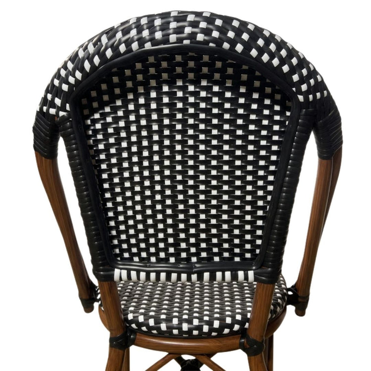 Silla Parisina Donato Blanco/Negro