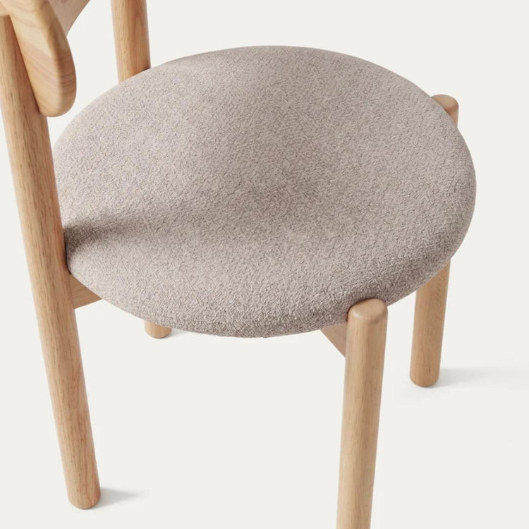 Silla Miranda | Madera y Tela Arena