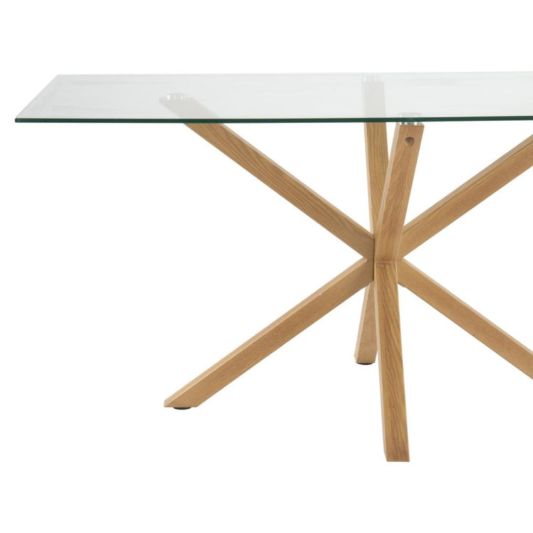 Mesa Rectangular Greta 140x80 | Vidrio Templado