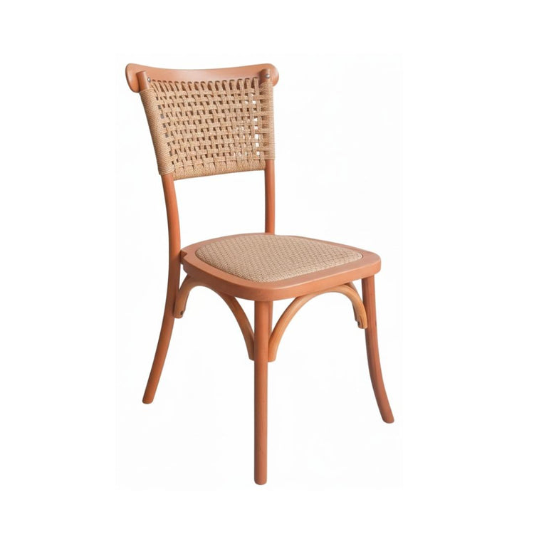 Pack 4 Sillas Tango Wood | Rattan & Cuerda