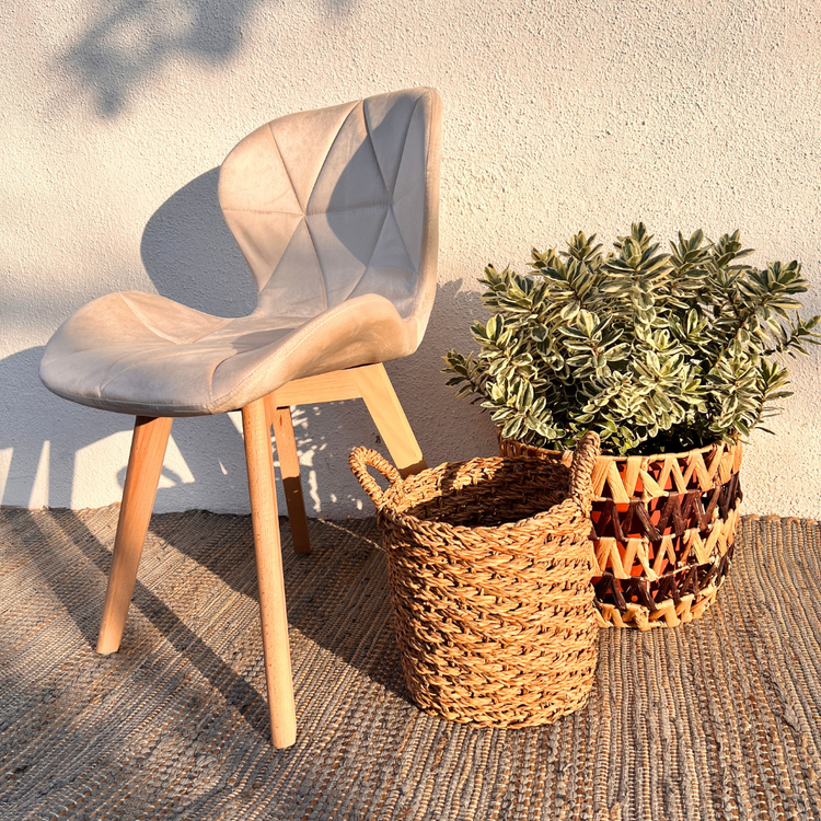 Sillón Rubik | Velvet & Madera