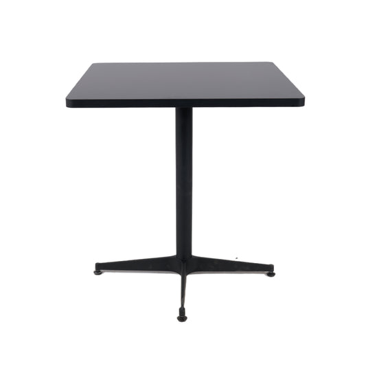 Mesa Comercial Cuadrada Negra 70x70cm | Restaurante| Café| Casa