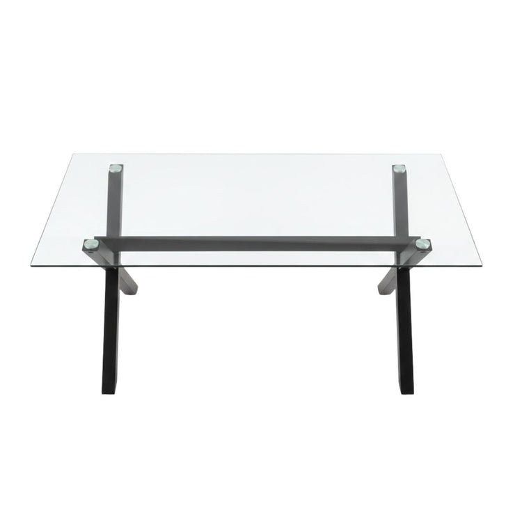 Mesa Rectangular Xinia 160x90 cm | Metal Negro