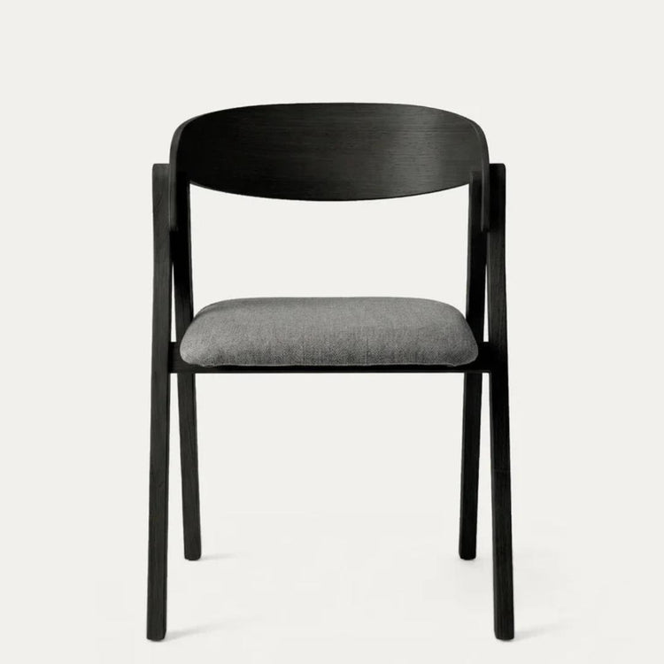 Silla Charley Negro | Madera & Tela