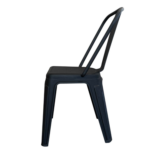 Silla Tolix Negro | Plástico Reforzado