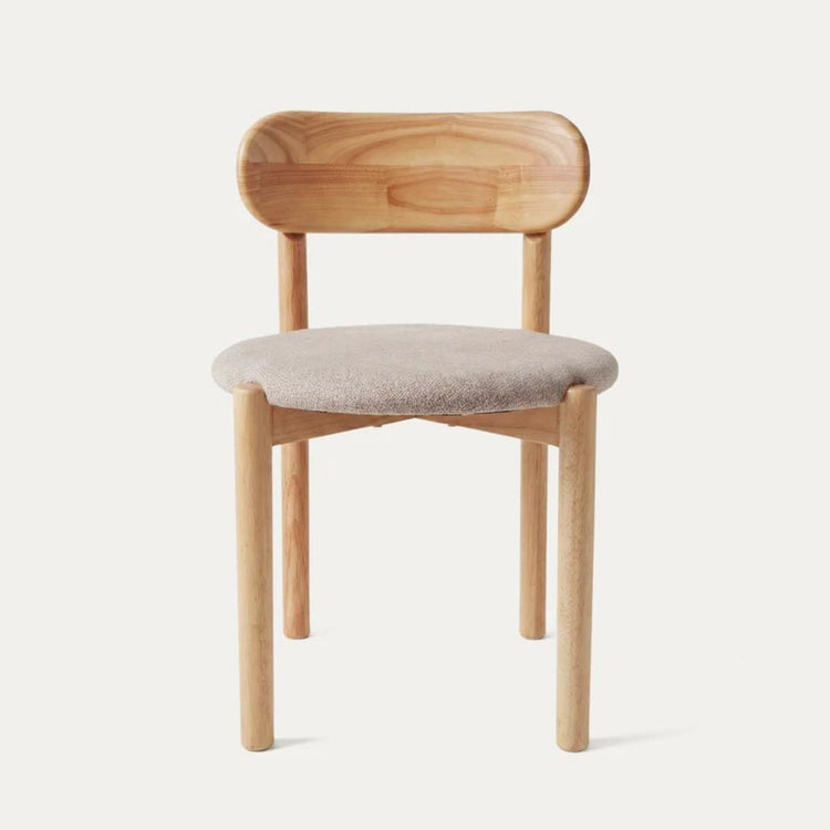 Silla Miranda | Madera y Tela Arena