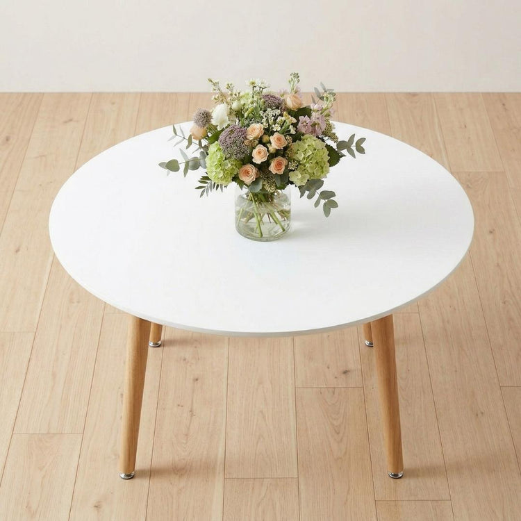 Mesa Redonda Doral Blanco 100cm