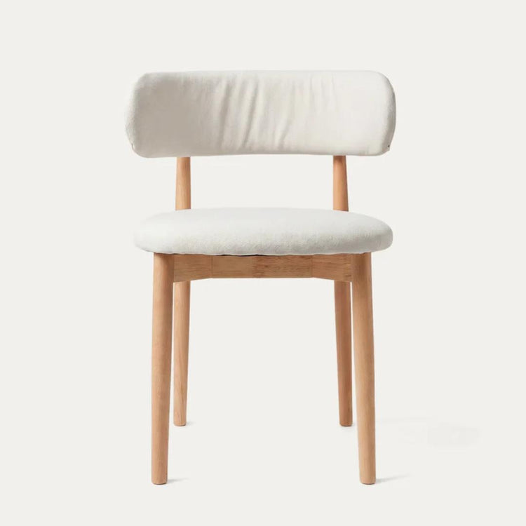 Silla Makena Lino Beige | Madera Natural