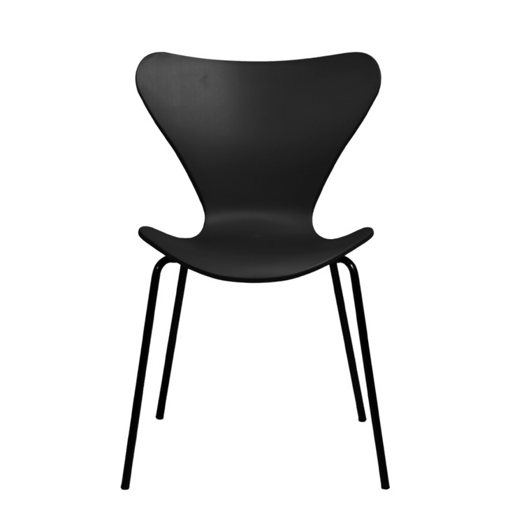 Pack 4 Silla Fritz Negro | Moderno y Resistente