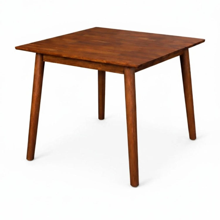 Mesa Cuadrada Cosmo 70x70 cm | Madera Oscura