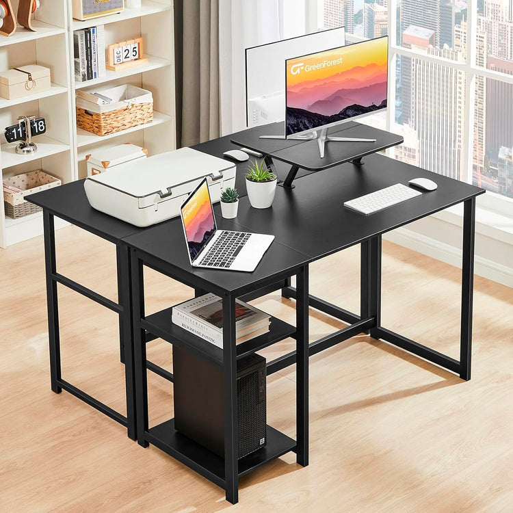 Escritorio Tiziano Negro 140cm | Estilo y Funcionalidad
