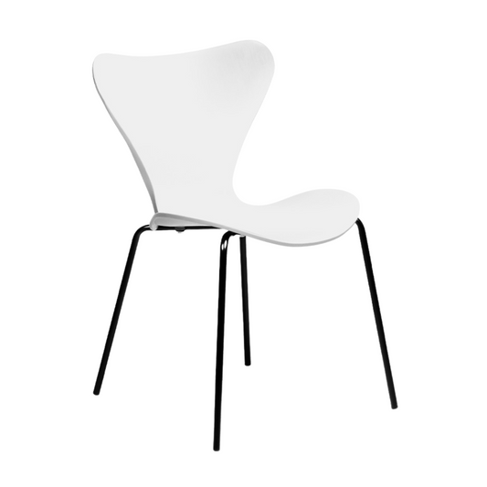 Pack 4 Silla Fritz Blanca | Moderno y Resistente