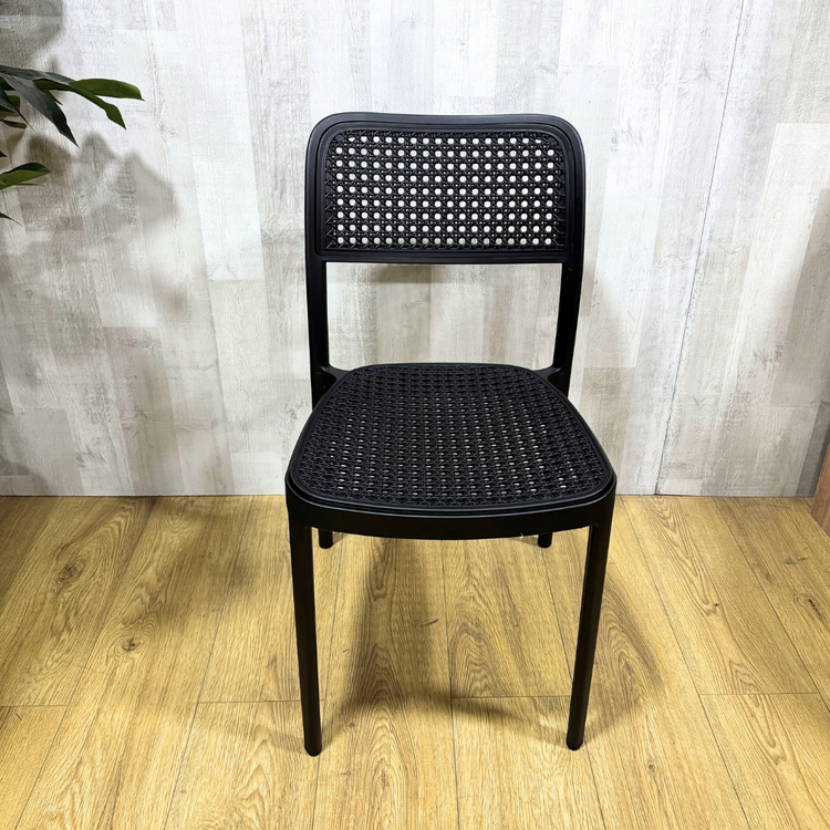 Pack 4 Silla Feronia Negro | Ideal para Exteriores