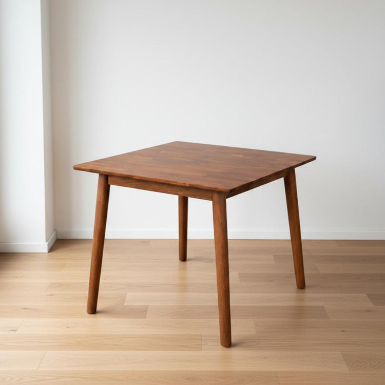 Mesa Cuadrada Cosmo 70x70 cm | Madera Oscura