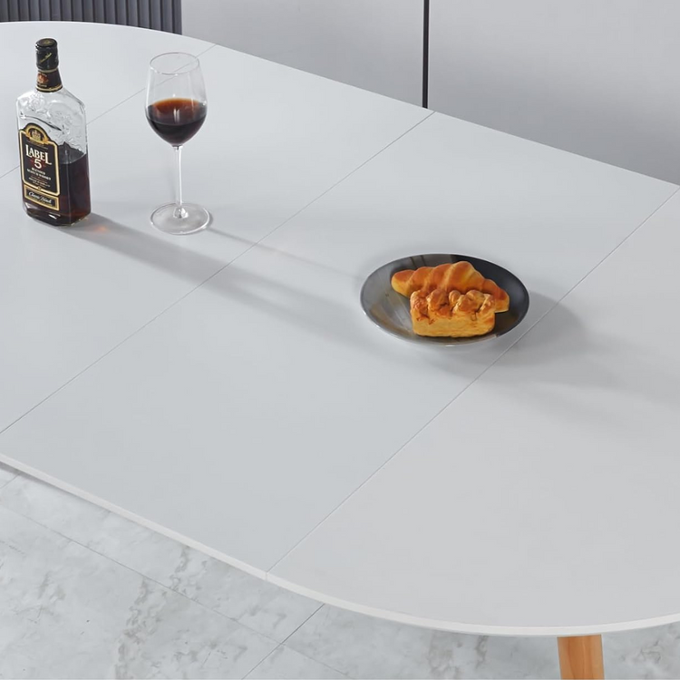 Mesa Extensible Bayona Blanca | 100cm a 180cm