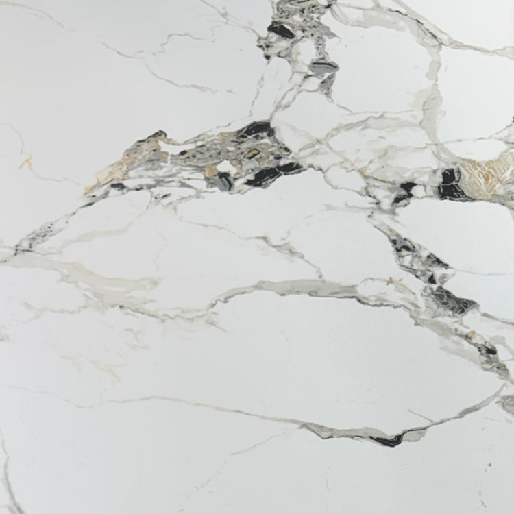 Mesa Rectangular Greta Piedra 140x80 | Efecto Mármol