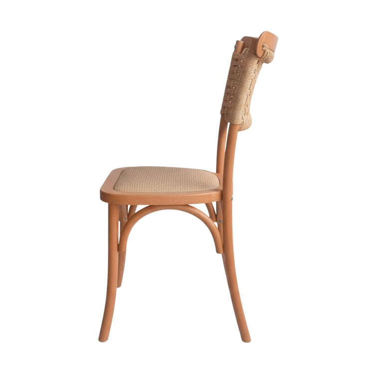 Pack 4 Sillas Tango Wood | Rattan & Cuerda