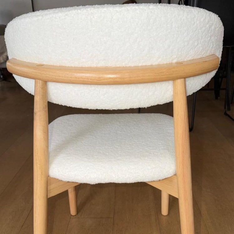 Silla Makena Beige | Madera y Tela