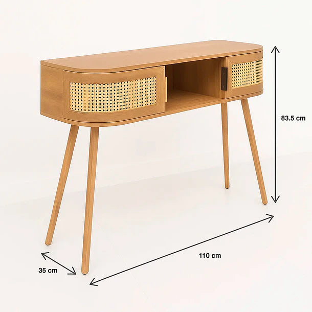 Escritorio Arrimo Marian | Rattan & Madera