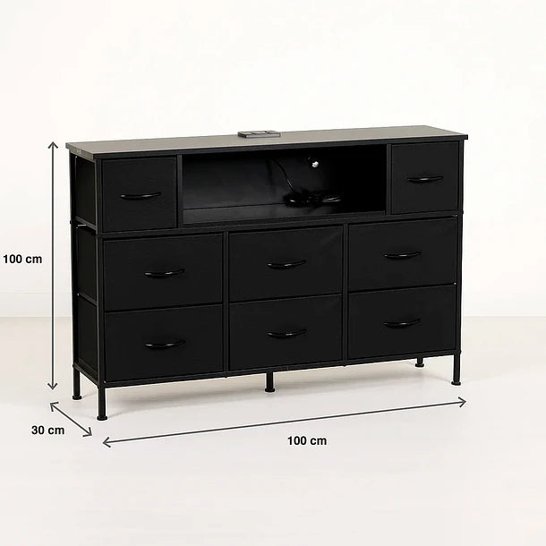 Mueble Organizador Belmón Negro