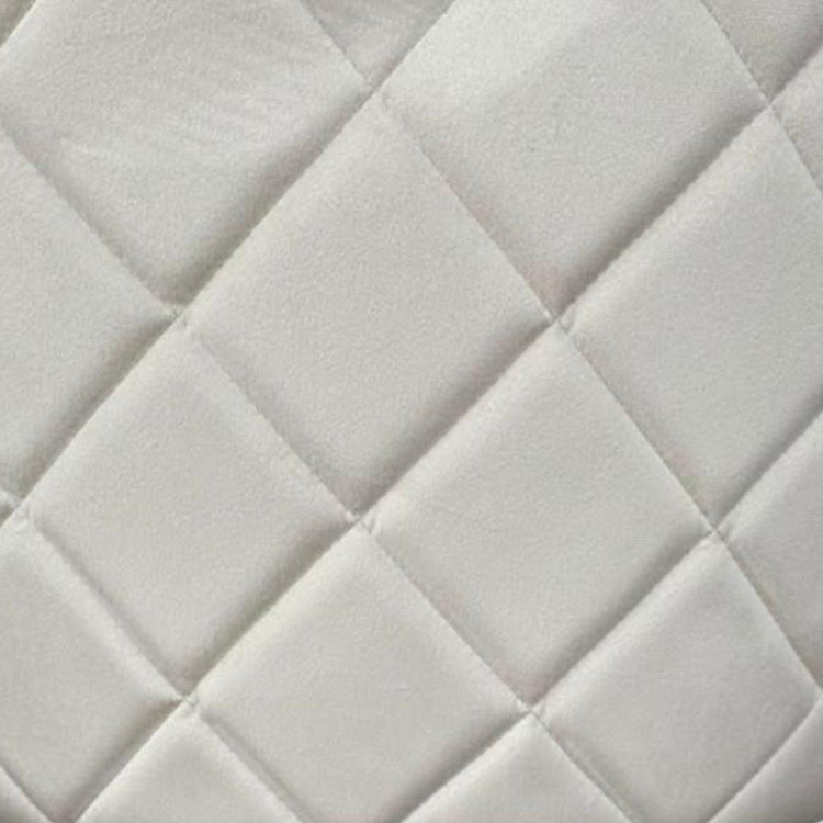 Silla Eloina | Tapizada Felpa Beige | Patas Acero Negro