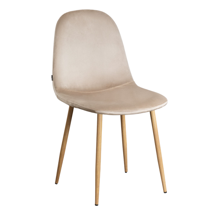 Silla Isy | Terciopelo & Metal