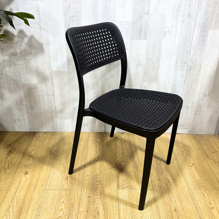 Pack 4 Silla Feronia Negro | Ideal para Exteriores