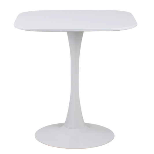 Mesa Tulip Cuadrada Blanca|  Moderna y Elegante