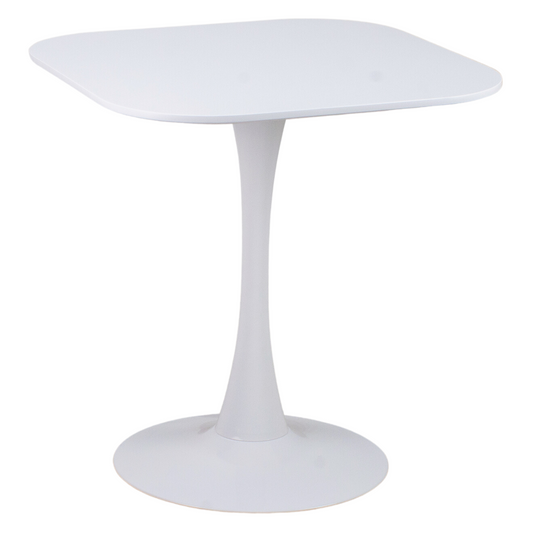 Mesa Tulip Cuadrada Blanca|  Moderna y Elegante