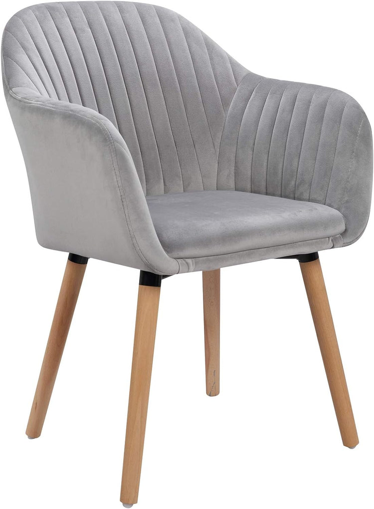Pack 2 Butacas Sitiales Almer Velvet Gris | Sala, Dormitorio u Oficina