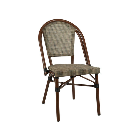 Silla Parisina Lyon Beige | Elegancia y Resistencia al Aire Libre