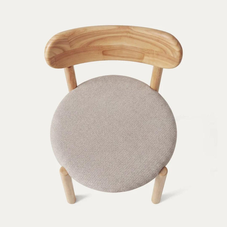 Silla Miranda | Madera y Tela Arena