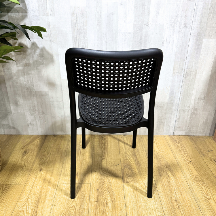 Pack 4 Silla Feronia Negro | Ideal para Exteriores