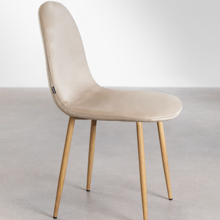 Silla Isy | Terciopelo & Metal