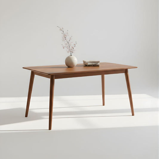 Mesa Rectangular Cosmo 140x80 cm | Madera Oscura