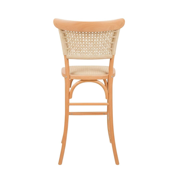 Pack 2 Taburete Tango Wood 66cm | Rattan & Cuerda