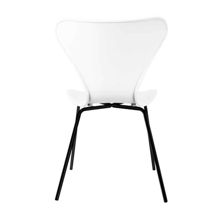 Pack 4 Silla Fritz Blanca | Moderno y Resistente
