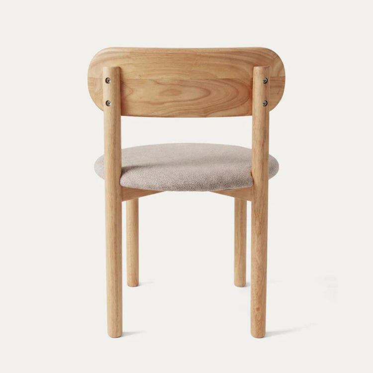 Silla Miranda | Madera y Tela Arena